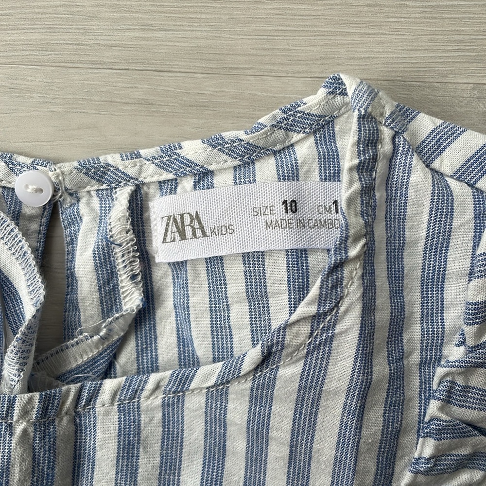 Zara Ruffle Kids Blouse - Picture 2 of 4